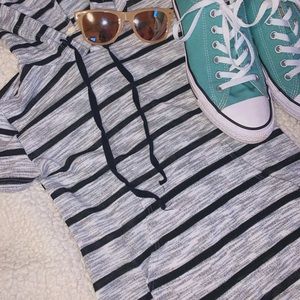 Striped Pocket Mini Dress